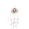 Gold Mango Wood Eclectic Style Windchime, 15" x 30"